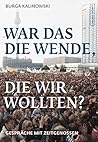 War das die Wende...