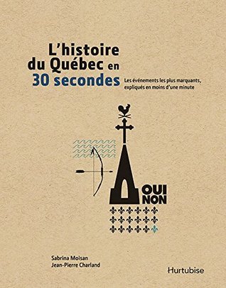 L'histoire du Québec en 30 secondes: Les événements les plus marquants, expliqués en moins d'une minute (Hardcover)