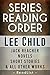 Lee Child Series Order & Checklist by ReadList