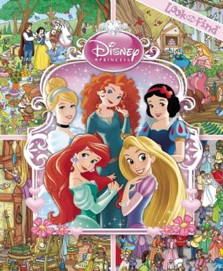 Disney Princess Cinderella, Tangled, Aladdin and More!- Look and Find Activity Book - PI Kids (Hardcover)
