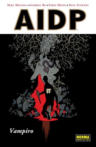 Portada de A.I.D.P: Vampiro, de Mike Mignola
