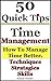 Time Management-5o Tips on ...