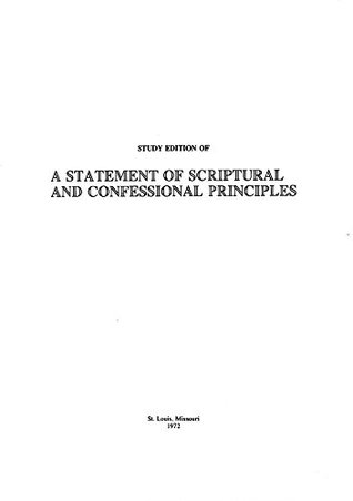 A Statement of Scriptural & Confessional Principles (Kindle Edition)