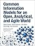 Common Information Models for an Open, Analytical, and Agile World (IBM Press)
