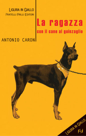 La ragazza con il cane al guinzaglio