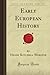 Early European History (For...