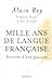 Mille ans de langue françai...