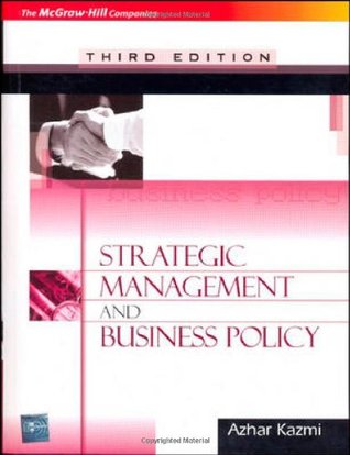 Strategic Management and Business Policy (Paperback)