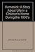 Homesick: A Story About Life in a Children's Home During the 1930's