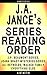 J.A. Jance Series Reading Order: Series List - In Order: J.P. Beaumont series, Joana Brady Mysteries series, Ali Reynolds series, Walker Family series (Listastik Series Reading Order Book 13)