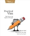Book cover for Practical Vim: Edit Text at the Speed of Thought (Pragmatic Programmers)