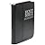 KJV Holy Bible, Mini Pocket Bible – Zippered Black Faux Leath... by Anonymous