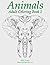 Animals Adult Coloring Book