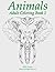 Animals Adult Coloring Book