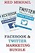 Facebook and Twitter Marketing Bundle: Use the power of facebook and twitter to get more customer, make more money and dominate the competition