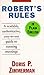 Robert's Rules in Plain English by Doris P. Zimmerman