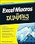 Excel Macros For Dummies