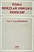 Roma Borçlar Hukuku Dersleri