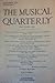 The Musical Quarterly Vol. ...