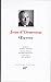 Oeuvres Jean d'Ormesson (Bibliotheque de la Pleiade) (French Edition)