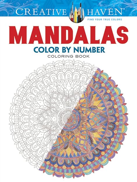 Creative Haven Mandalas Color by Number Coloring Book (Adult Coloring Books: Mandalas)