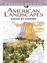 Creative Haven American Landscapes Color by Number Coloring Book (Adult Coloring Books: USA)