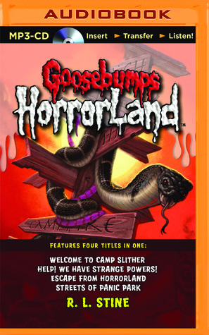 Goosebumps HorrorLand Boxed Set #3: Welcome to Camp Slither, Help! We Have Strange Powers!, Escape from Horrorland, Streets of Panic