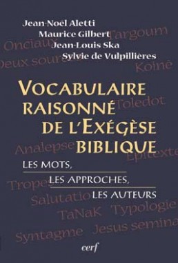 Vocabulaire raisonné de l'exégèse biblique (Paperback)