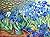 Counted Cross Stitch Patterns: "Irises" by Van Gogh (Great Artists Series)