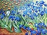Counted Cross Stitch Patterns: "Irises" by Van Gogh (Great Artists Series)