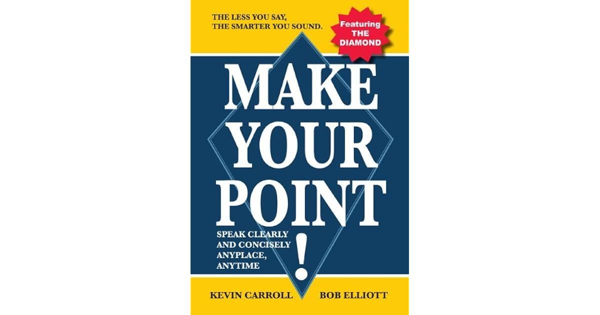 Make Your Point!Speak clearly and concisely anyplace anytime. by Kevin