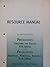 Resource Manual