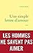 Une simple lettre d'amour : roman (Littérature Française) (French Edition)