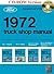 1972 Ford Truck Shop Manual