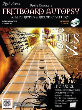 Rusty Cooley's Fretboard Autopsy Scales, Modes & Melodic Patterns Book/Online Audio (Paperback)