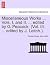 Miscellaneous Works ... Vol...