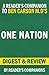 One Nation: By Ben Carson M.D. and Candy Carson | Digest & Review: What We Can All Do to Save America's Future