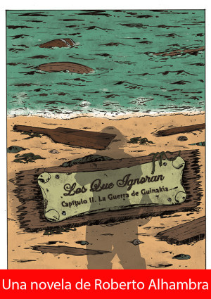 Portada de La guerra de Guinakia, de Roberto Alhambra