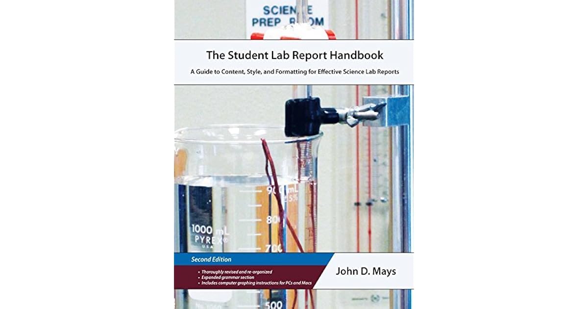 The Student Lab Report Handbook by John D. Mays