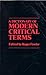 Dictionary of Modern Critical Terms