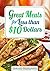 Great Meals for Less Than $10 Dollars