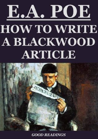 Portada de How to Write a Blackwood Article, de Edgar Allan Poe