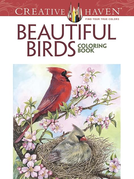 Adult Coloring Beautiful Birds Coloring Book (Adult Coloring Books: Animals)
