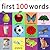 First 100 words - learning book for kids, toddlers and young children. (ABC & 123 Learning Books 2)