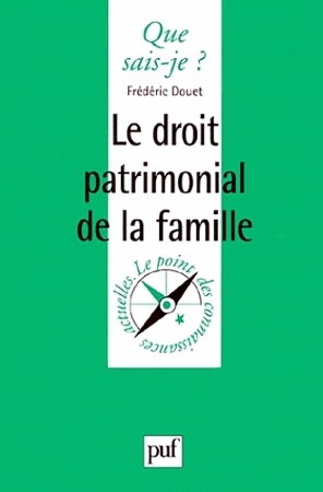 Le droit patrimonial de la famille