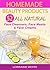 Homemade Beauty Products : Over 50 All Natural Recipes For Face Masks, Facial Cleansers & Face Creams: Natural Organic Recipes For Youthful Skin