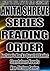 Anita Shreve: Series Reading Order: A Read to Live, Live to Read Checklist [Fortunes Rocks Quartet Series]