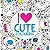 I Heart Cute Colouring (I H...