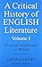 A Critical History Of Engli...