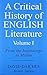 A Critical History Of English Literature - Volume I & II (combo Pack)